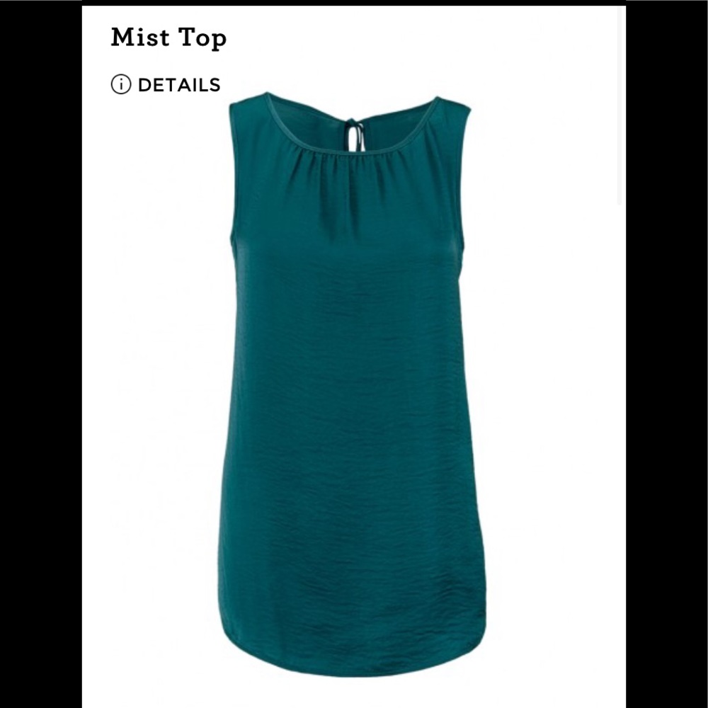 NWOT CABI Mist Top. Never worn. Beautiful Teal Color. Size M